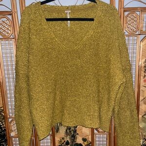 Cozy Green Knit Sweater